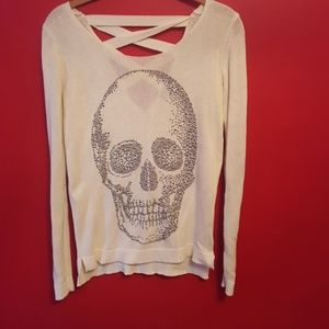 Hot topic skull sweater